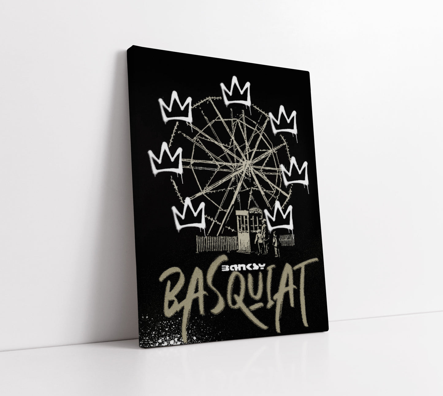 Basquiat x Banksy Inspired Art // Wall Art Print - Artrise