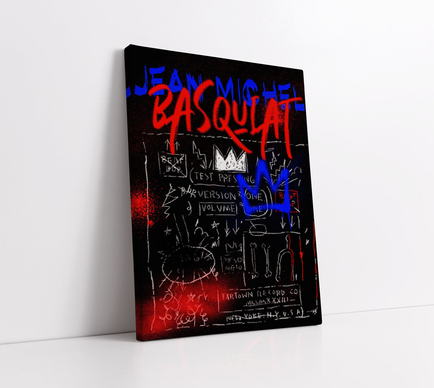 Basquiat Inspired Wall Art Print - Artrise