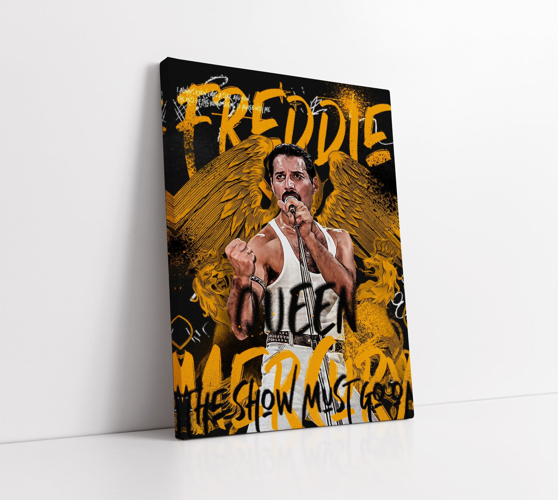 Freddie Mercury Pop Art // Wall Art Print - Artrise