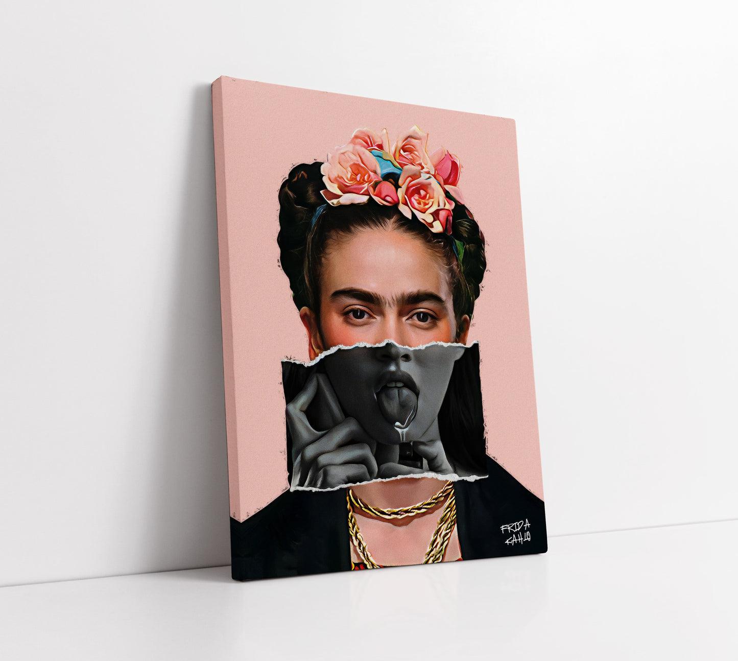 Frida Kahlo x Meghan Fox Art // Wall Art Print - Artrise