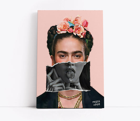 Frida Kahlo x Meghan Fox Art // Wall Art Print - Artrise