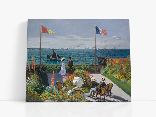 Claude Monet's Garden at Sainte-Adresse // Wall Art Print - Artrise