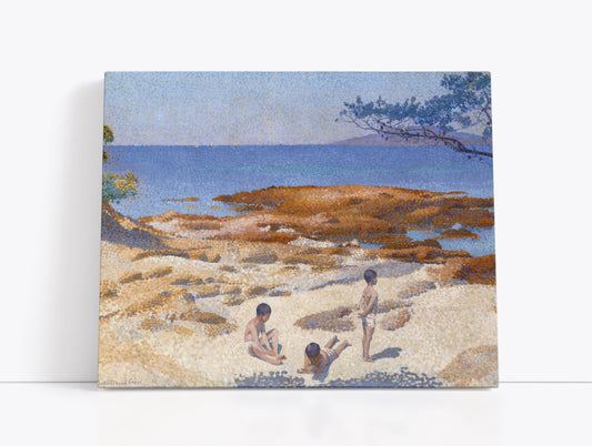 Beach at Cabasson (1891–1892) by Henri Edmond Cross // Wall Art Print - Artrise