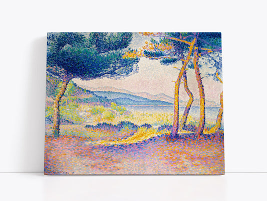 Pines Along the Shore (1896) by Henri Edmond Cross - Artrise