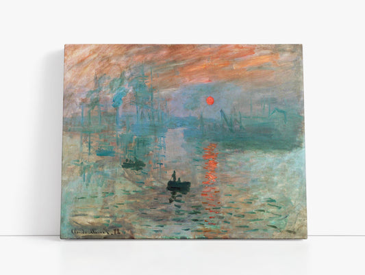 Claude Monet's Impression, Sunrise // Wall Art Print - Artrise