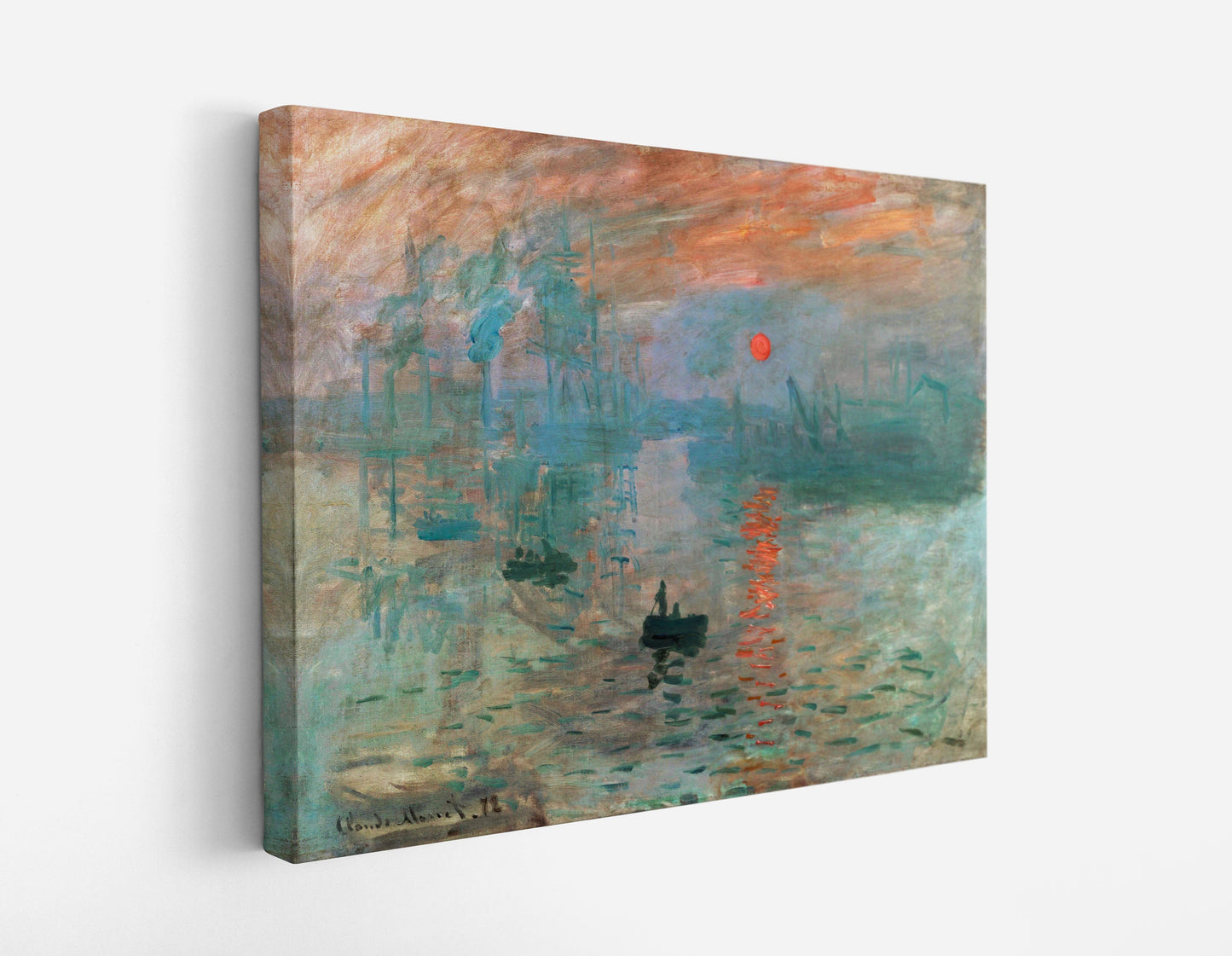 Claude Monet's Impression, Sunrise // Wall Art Print - Artrise