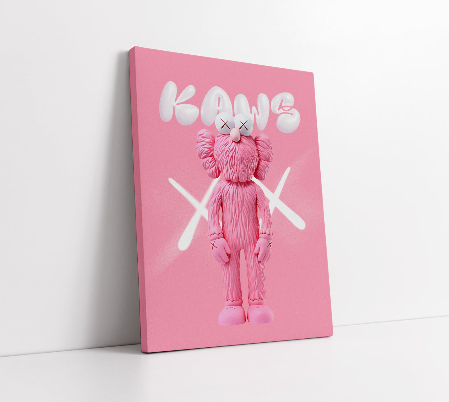 Kaws Pink Trending Art // Wall Art Print - Artrise