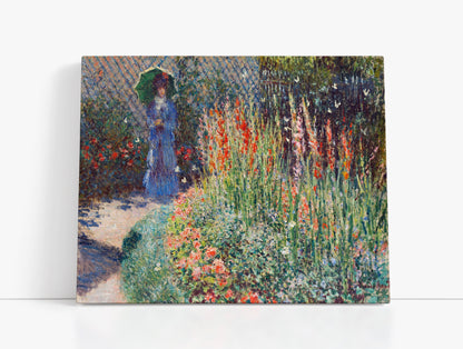 Claude Monet's Rounded Flower Bed // Wall Art Print - Artrise