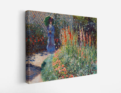 Claude Monet's Rounded Flower Bed // Wall Art Print - Artrise