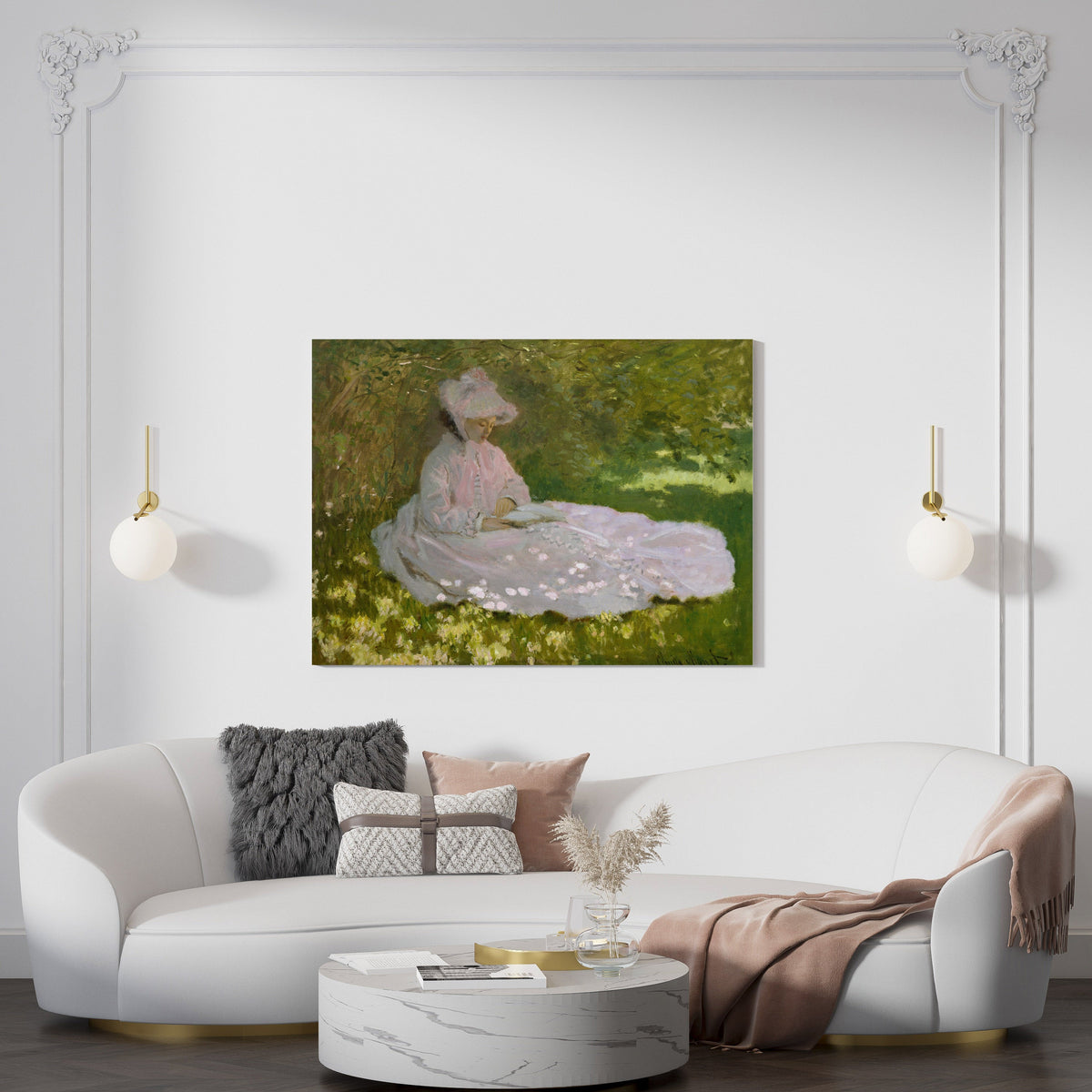 Claude Monet's Springtime // Wall Art Print - Artrise