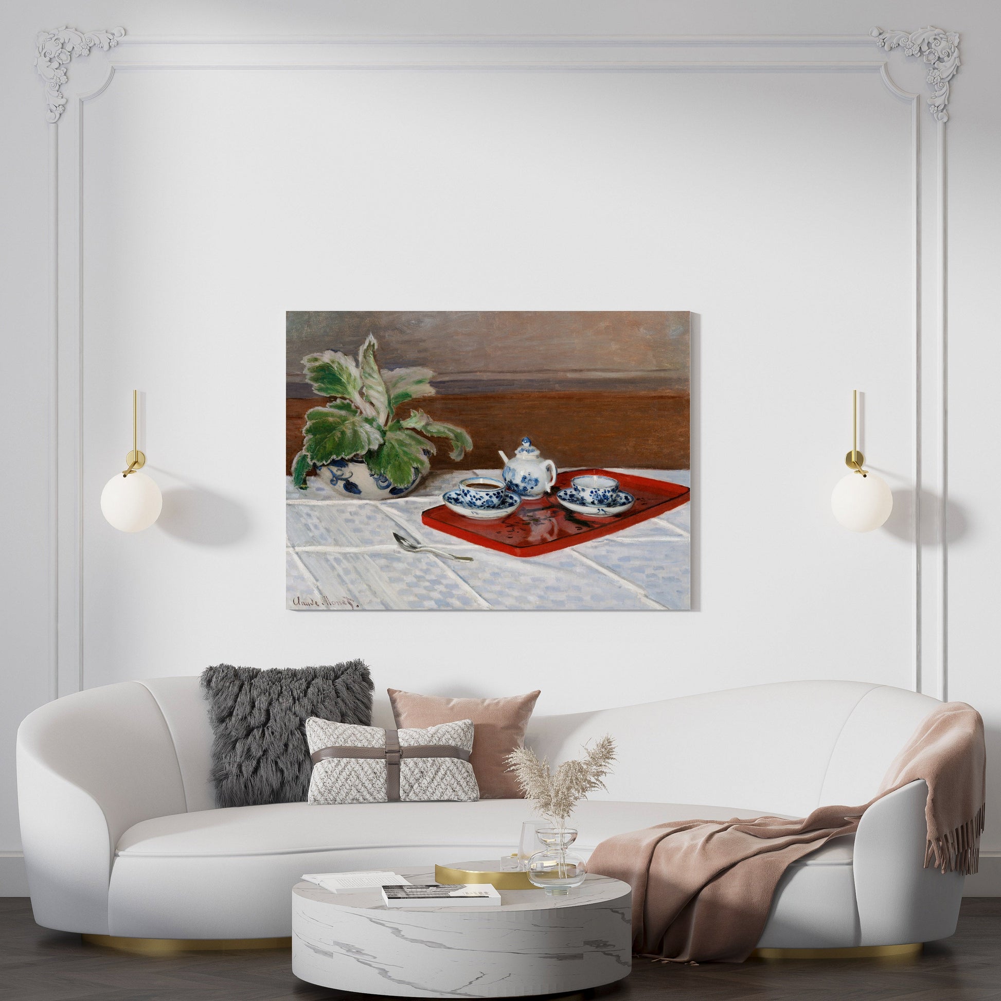 Claude Monet's Still Life, Tea Service // Wall Art Print - Artrise