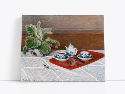 Claude Monet's Still Life, Tea Service // Wall Art Print - Artrise