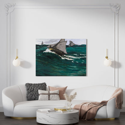 Claude Monet's The Green Wave // Wall Art Print - Artrise