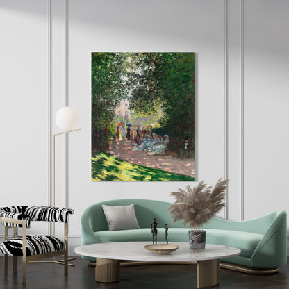 Claude Monet's The Parc Monceau // Wall Art Print - Artrise