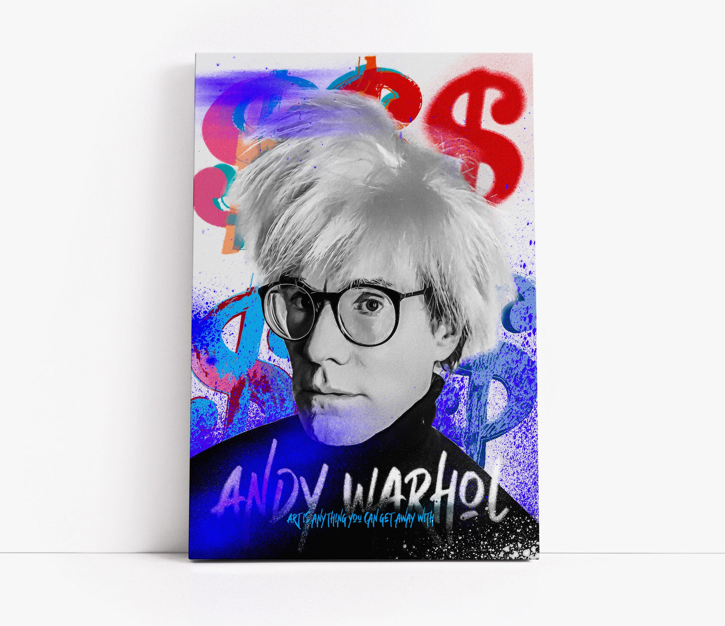 Eclectic Andy Warhol Pop Art // Wall Art Print - Artrise