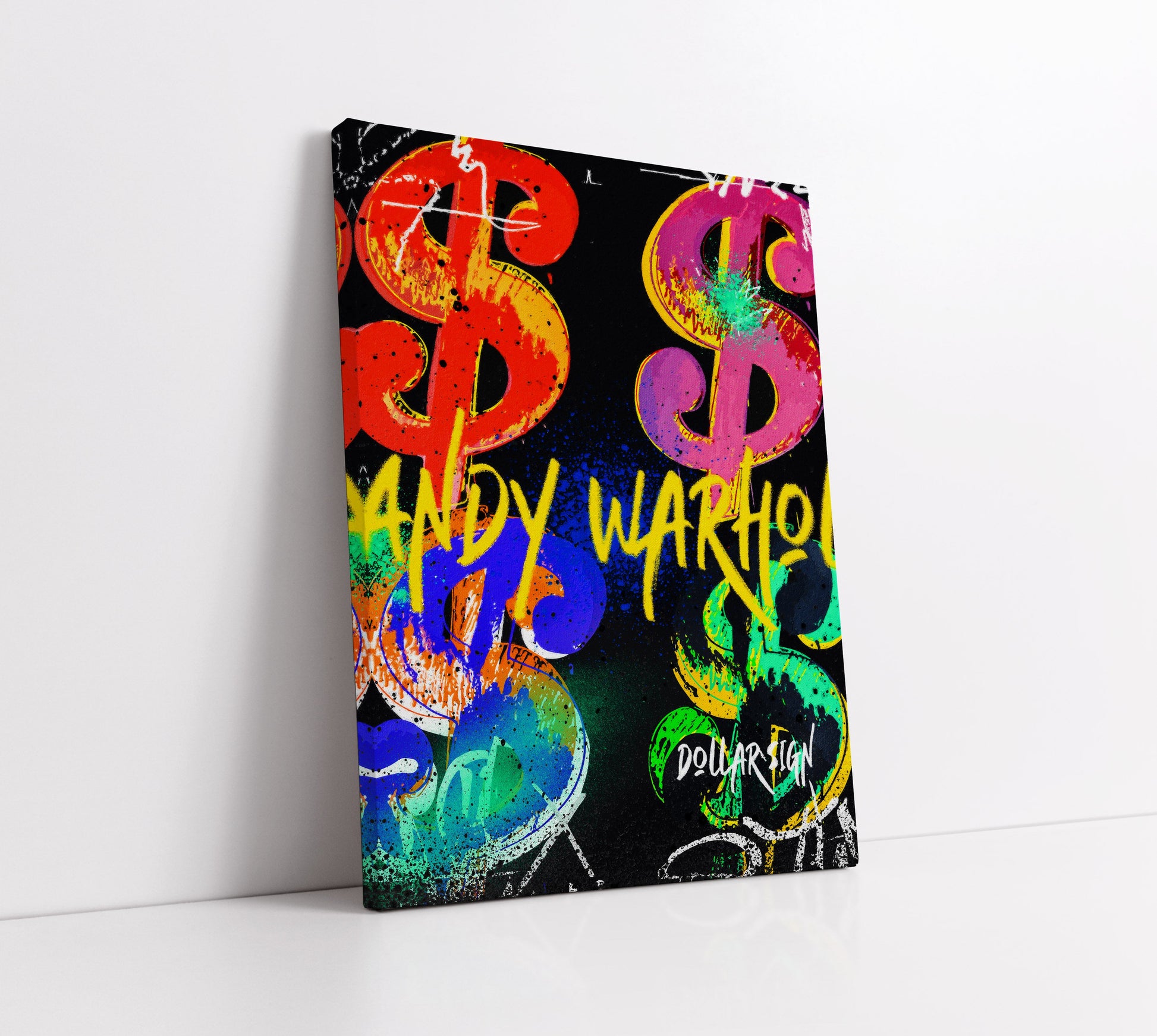 Money Mind Andy Warhol Inspired Pop Art - Artrise