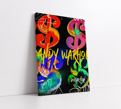 Money Mind Andy Warhol Inspired Pop Art - Artrise