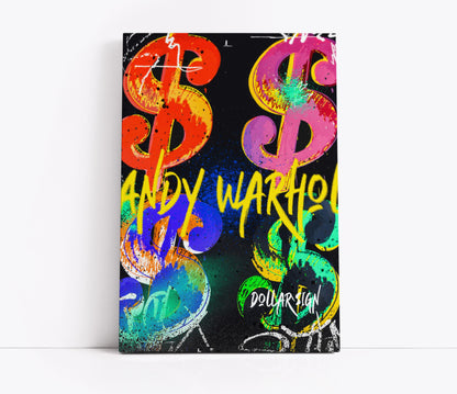 Money Mind Andy Warhol Inspired Pop Art - Artrise