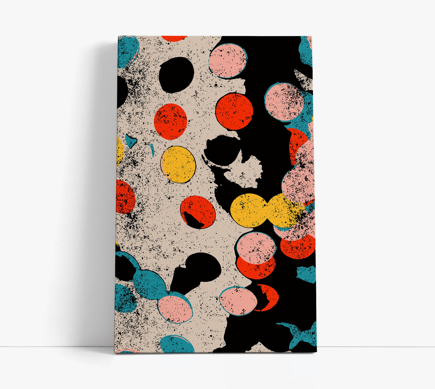 Polka Dot Chic Wall Art Print - Artrise