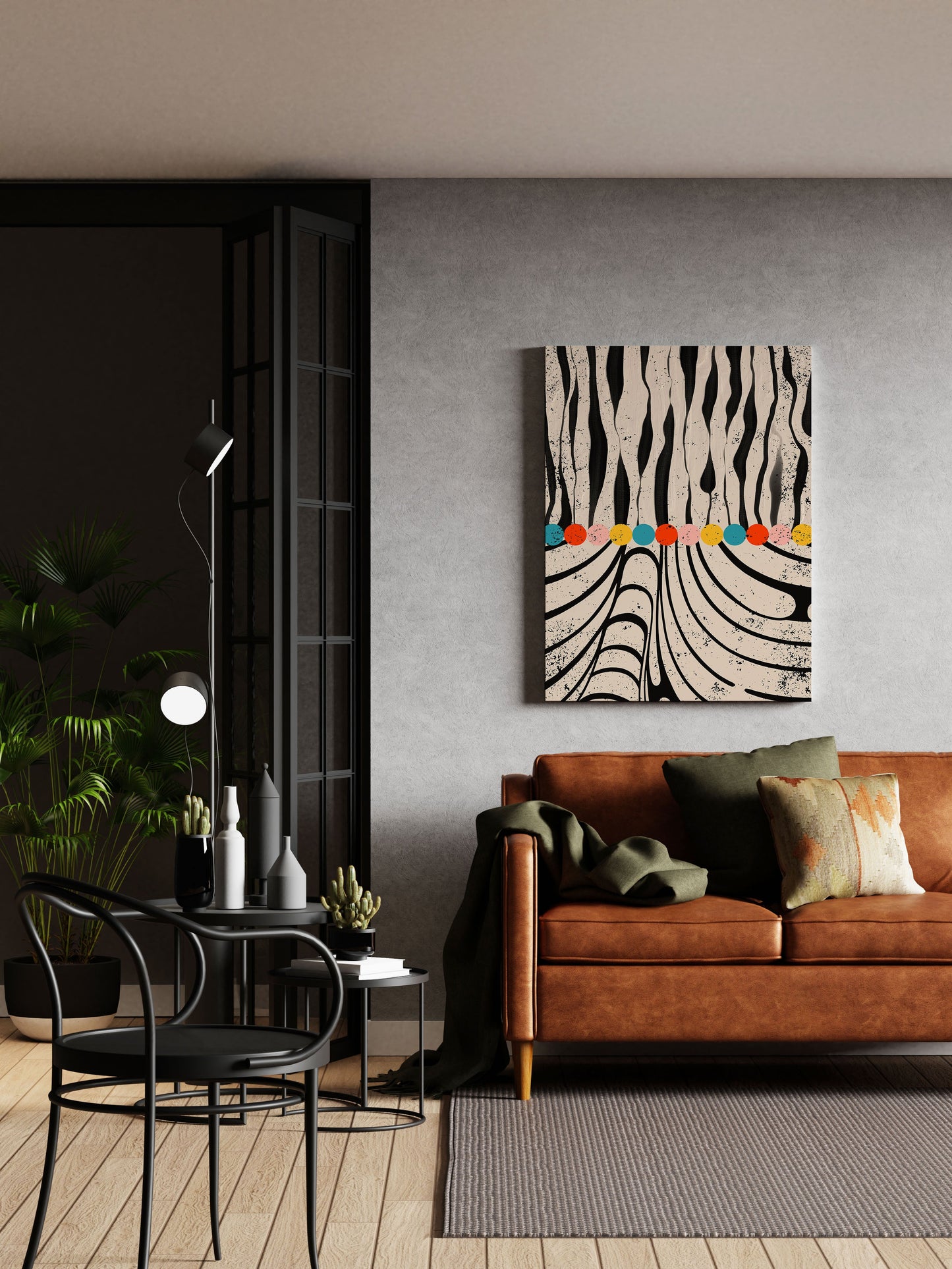 Wild Mid Century Modern Wall Art Print - Artrise