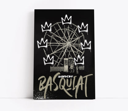 Basquiat x Banksy Inspired Art // Wall Art Print - Artrise