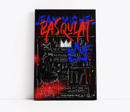 Expressive Harmony Basquiat Inspired Art // Wall Art Print - Artrise