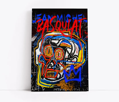 Dynamic Remix Basquiat Inspired Art // Wall Art Print - Artrise