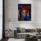 Basquiat Inspired Pop Art Print // Wall Art Print - Artrise