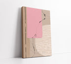 Pink Simplicity Abstract Wall Art Print - Artrise
