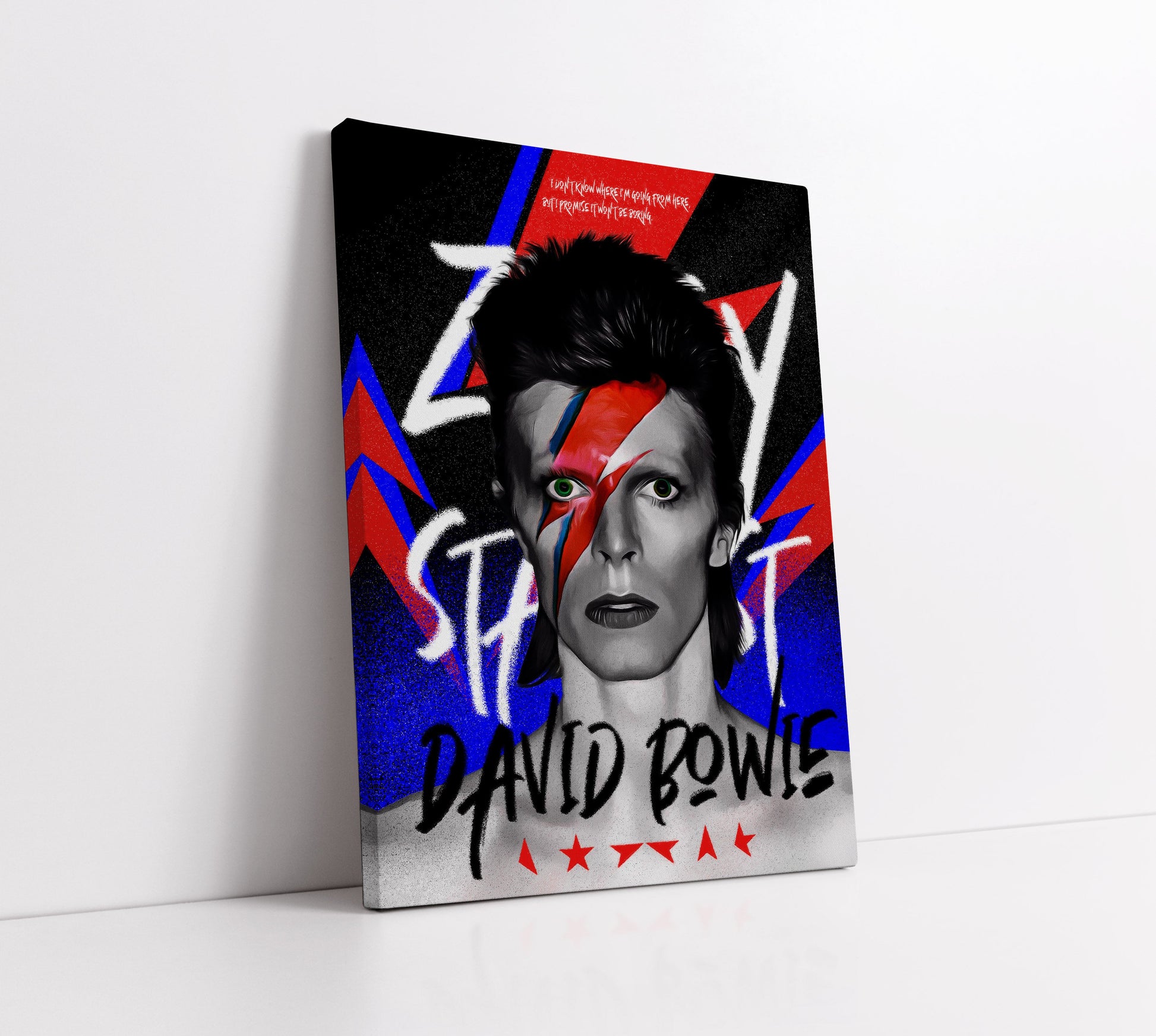 David Bowie Pop Art // Wall Art Print - Artrise