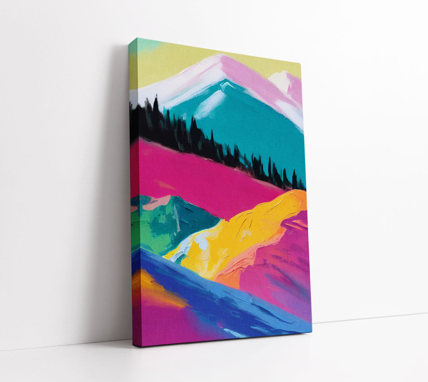 Colourful Mountains Wall Art Print - Artrise