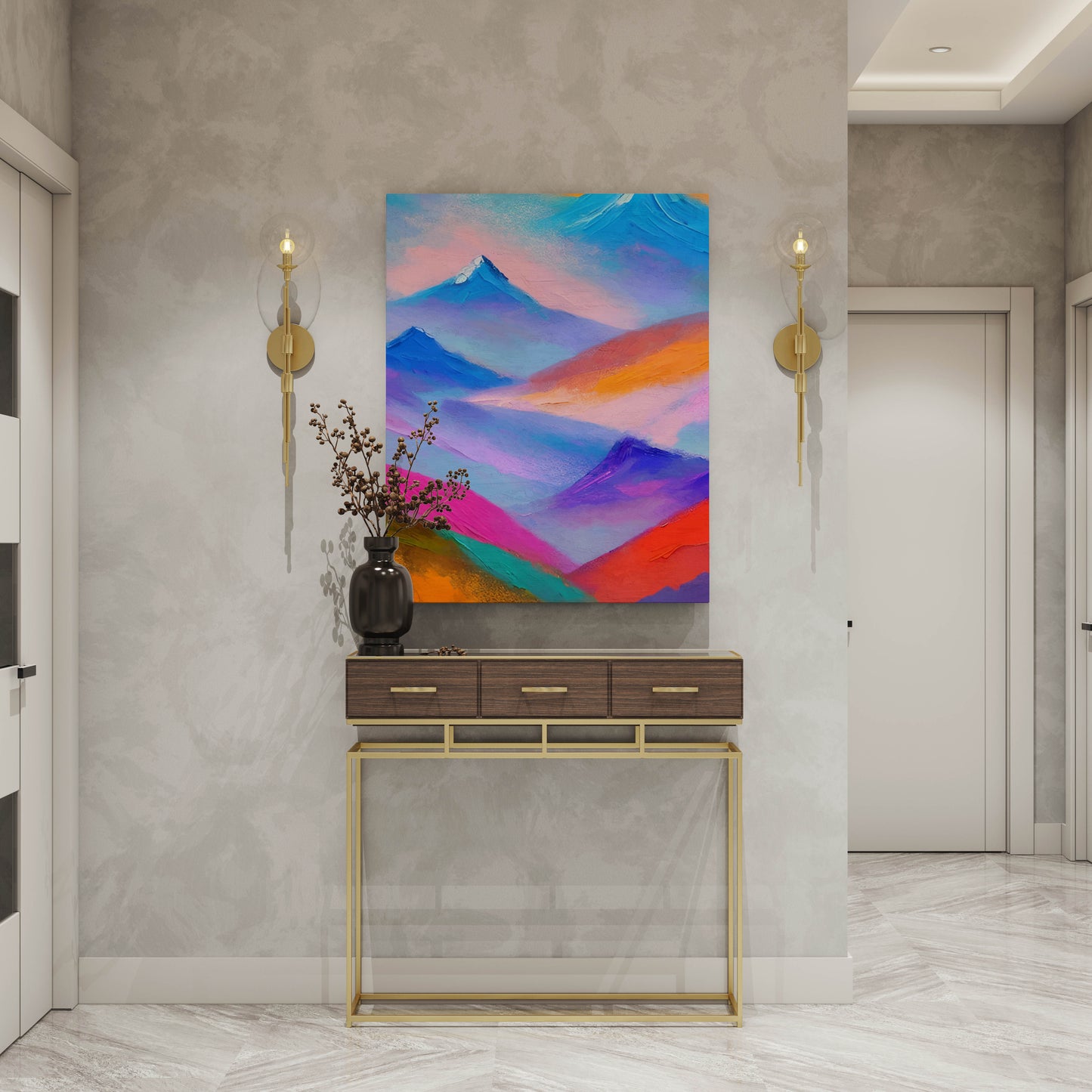Linear Serenity Art Print // Wall Art Print - Artrise