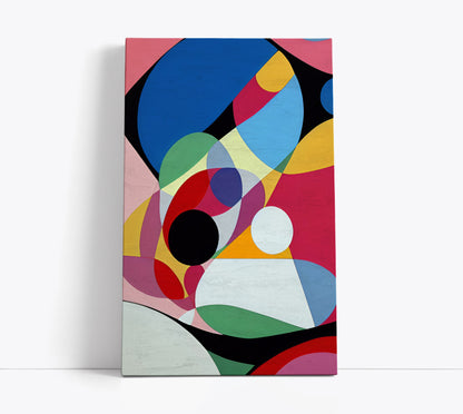 Multi Coloured Abstract Art Print - Artrise