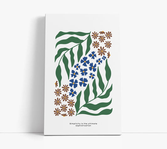 Botanical Pattern Wall Art Print #3 - Artrise