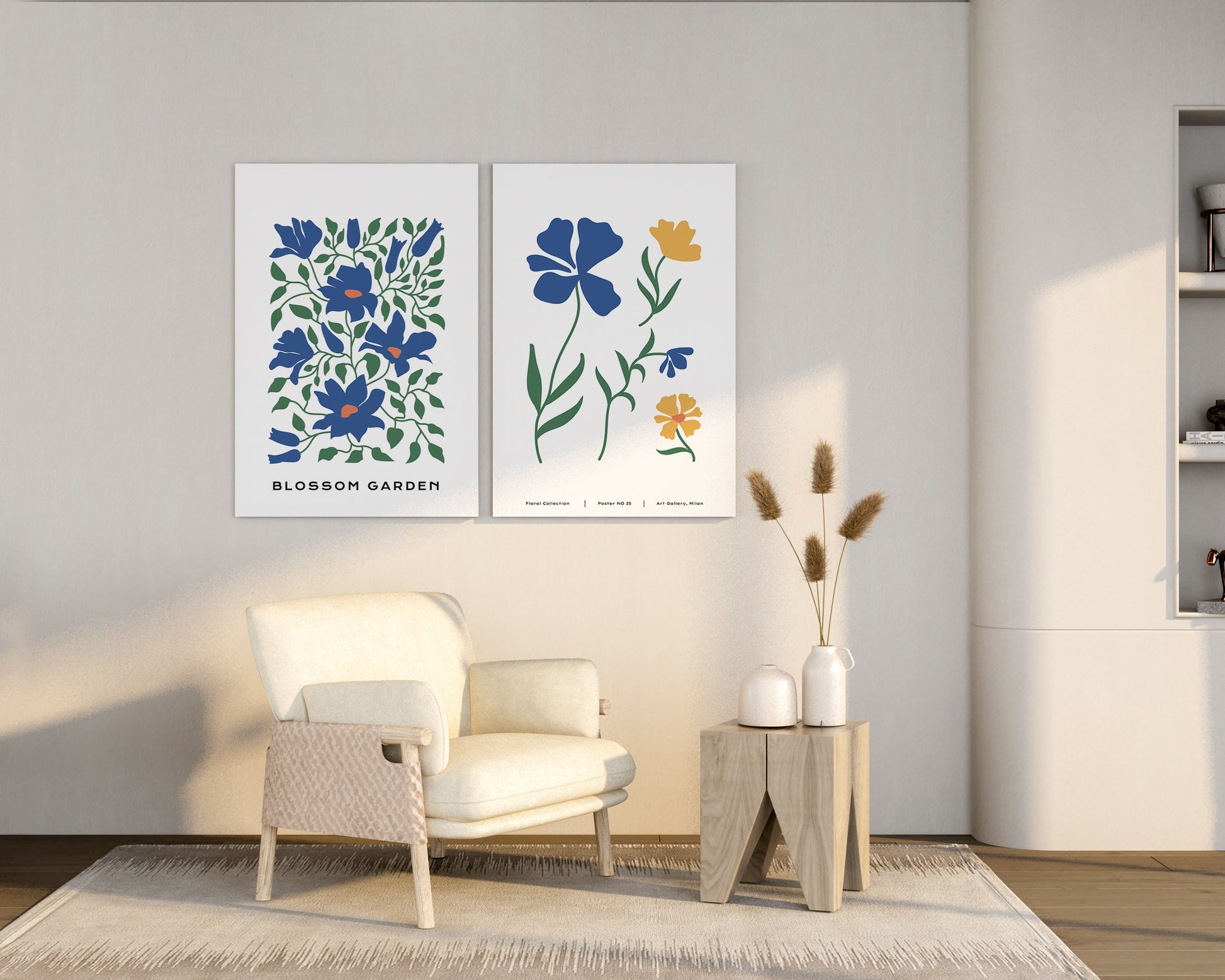 Botanical Minimal Wall Art Print - Artrise