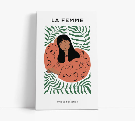 Botanical Femme Wall Art Print #2 - Artrise