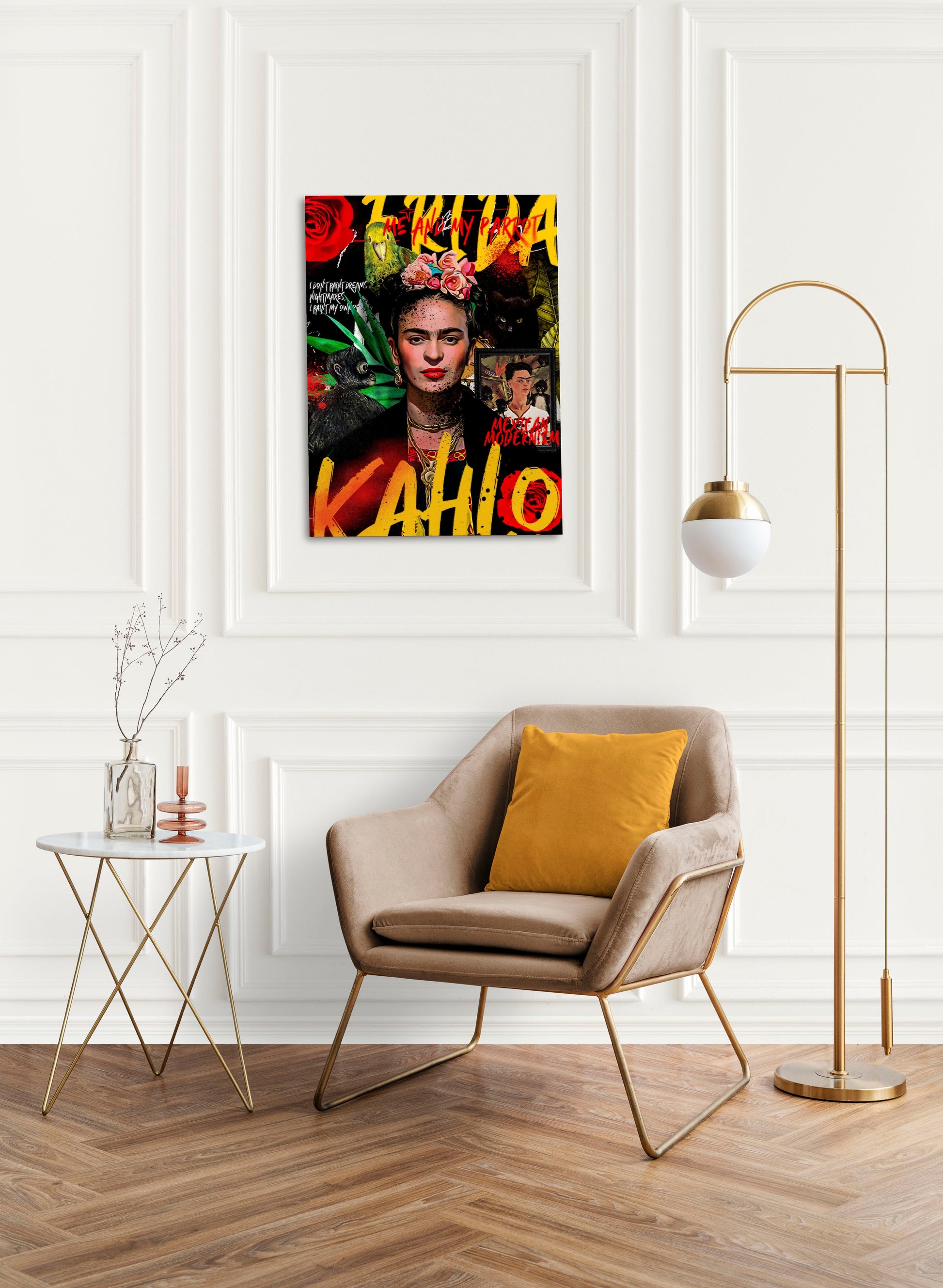 Frida Kahlo Pop Art // Wall Art Print - Artrise