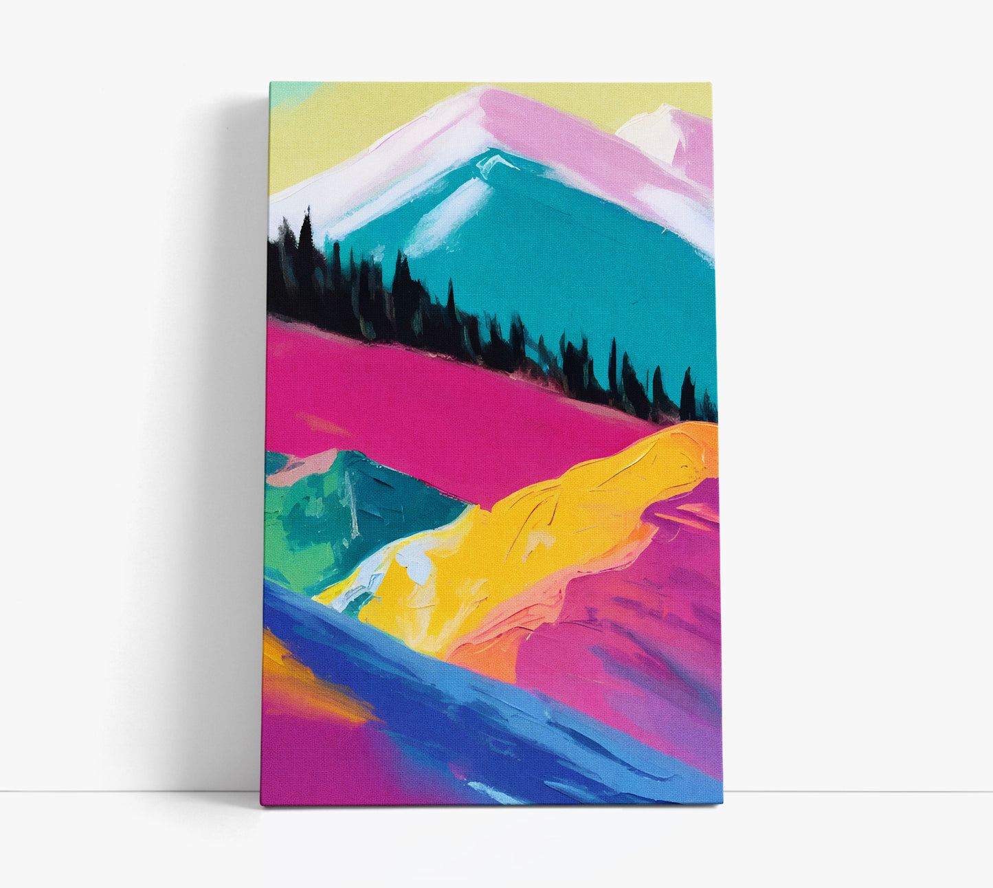 Colourful Mountains Wall Art Print - Artrise