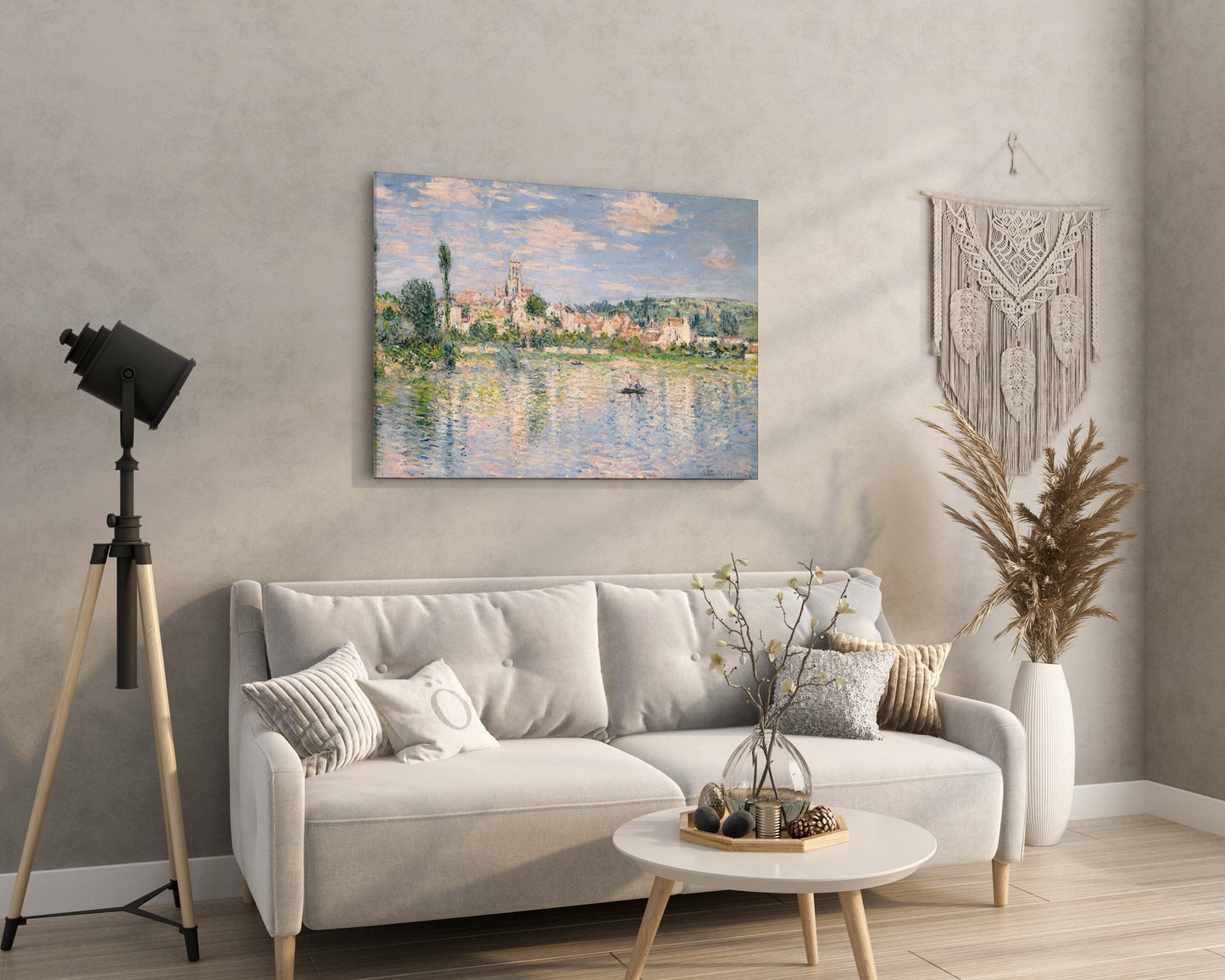 Claude Monet's Vétheuil in Summer // Wall Art Print - Artrise