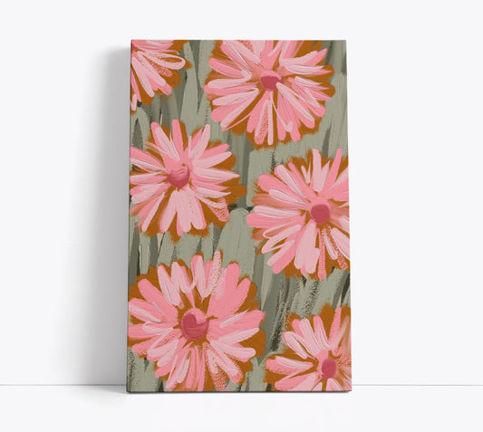 Pink Flower Decor Art Print - Artrise