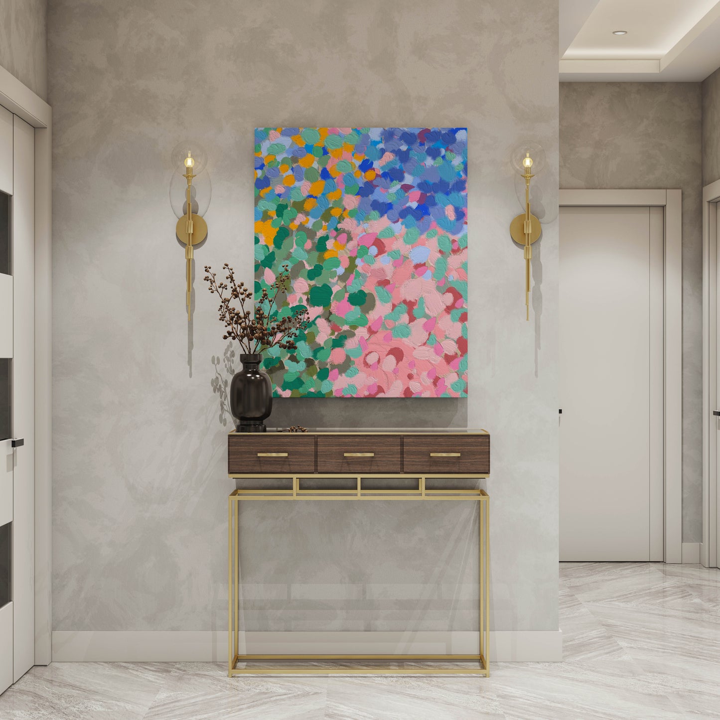 Colourful Pastel Wall Art Print - Artrise