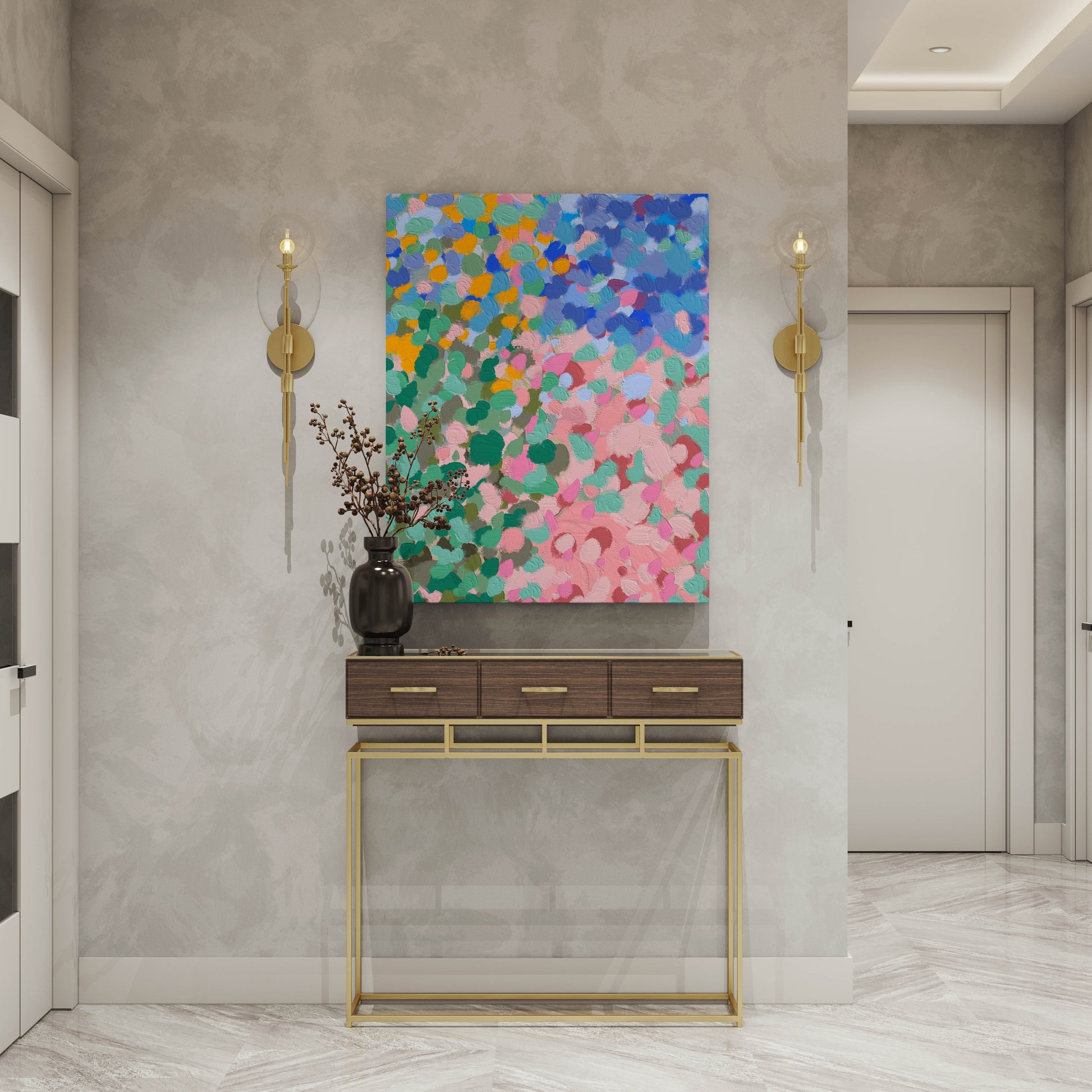 Colourful Pastel Wall Art Print - Artrise