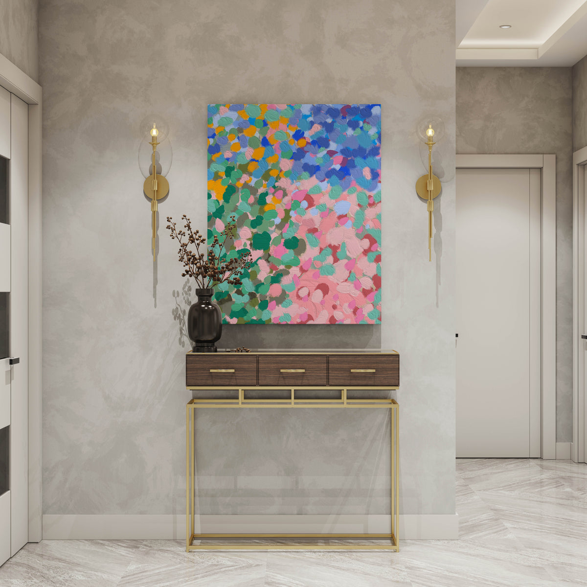 Colourful Pastel Wall Art Print - Artrise