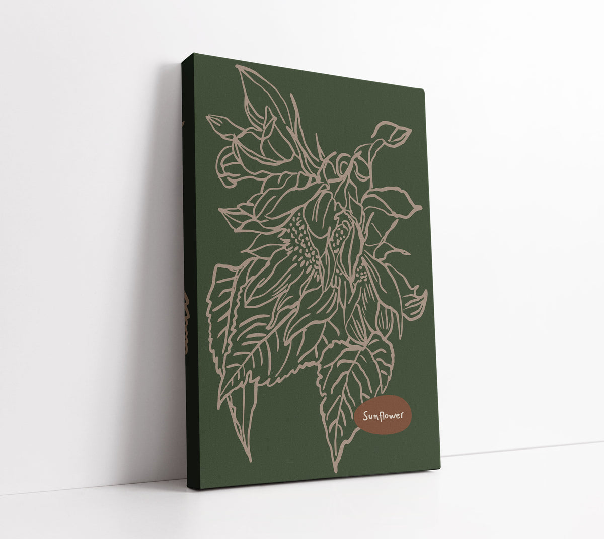 Green Botanical Wall Art Print - Artrise