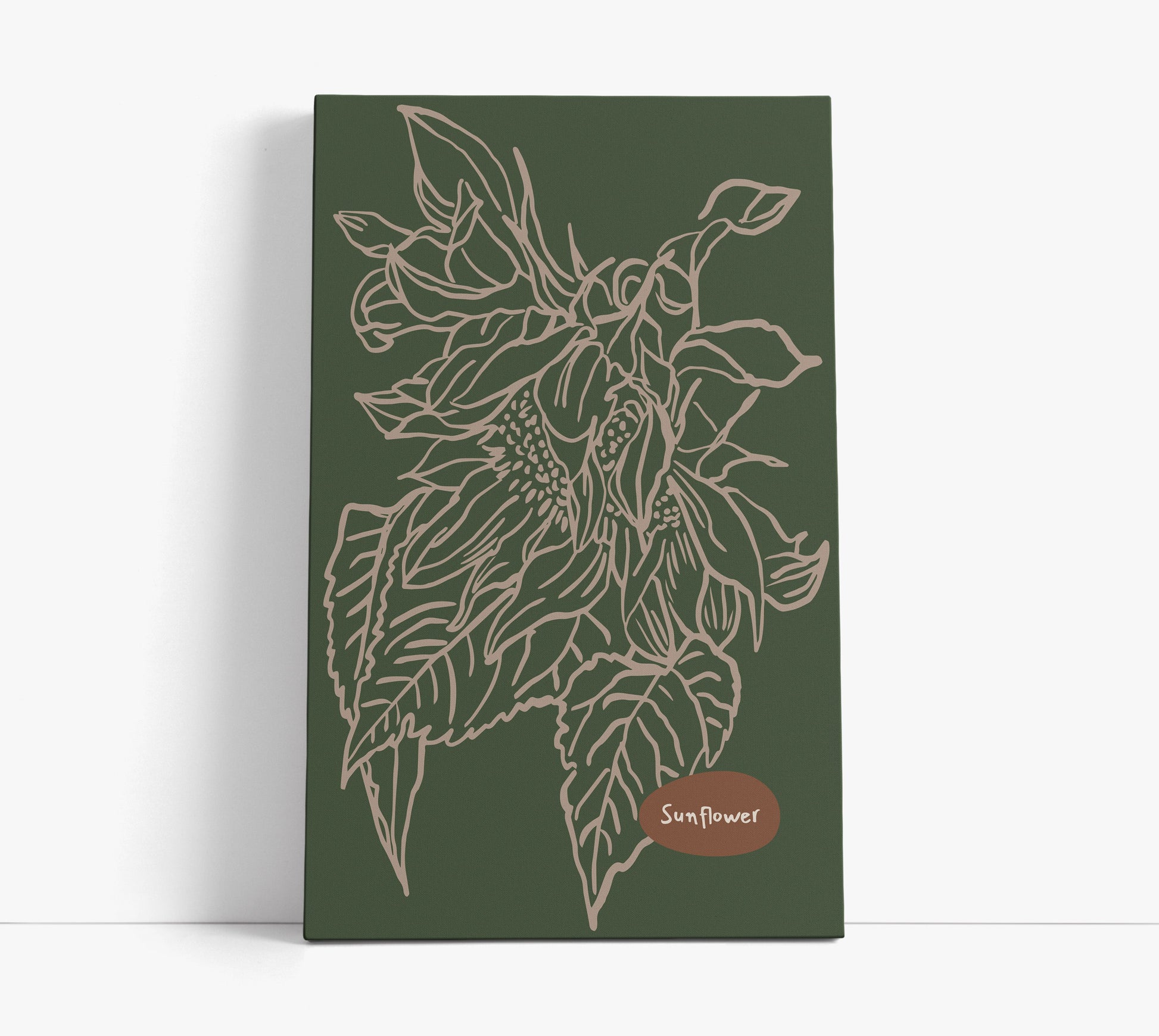 Green Botanical Wall Art Print - Artrise