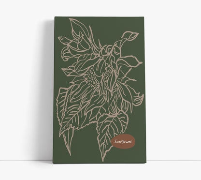 Green Botanical Wall Art Print - Artrise