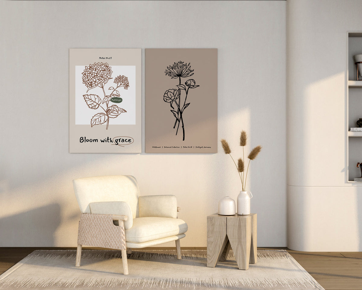 Bloom With Grace // Wall Art Print - Artrise
