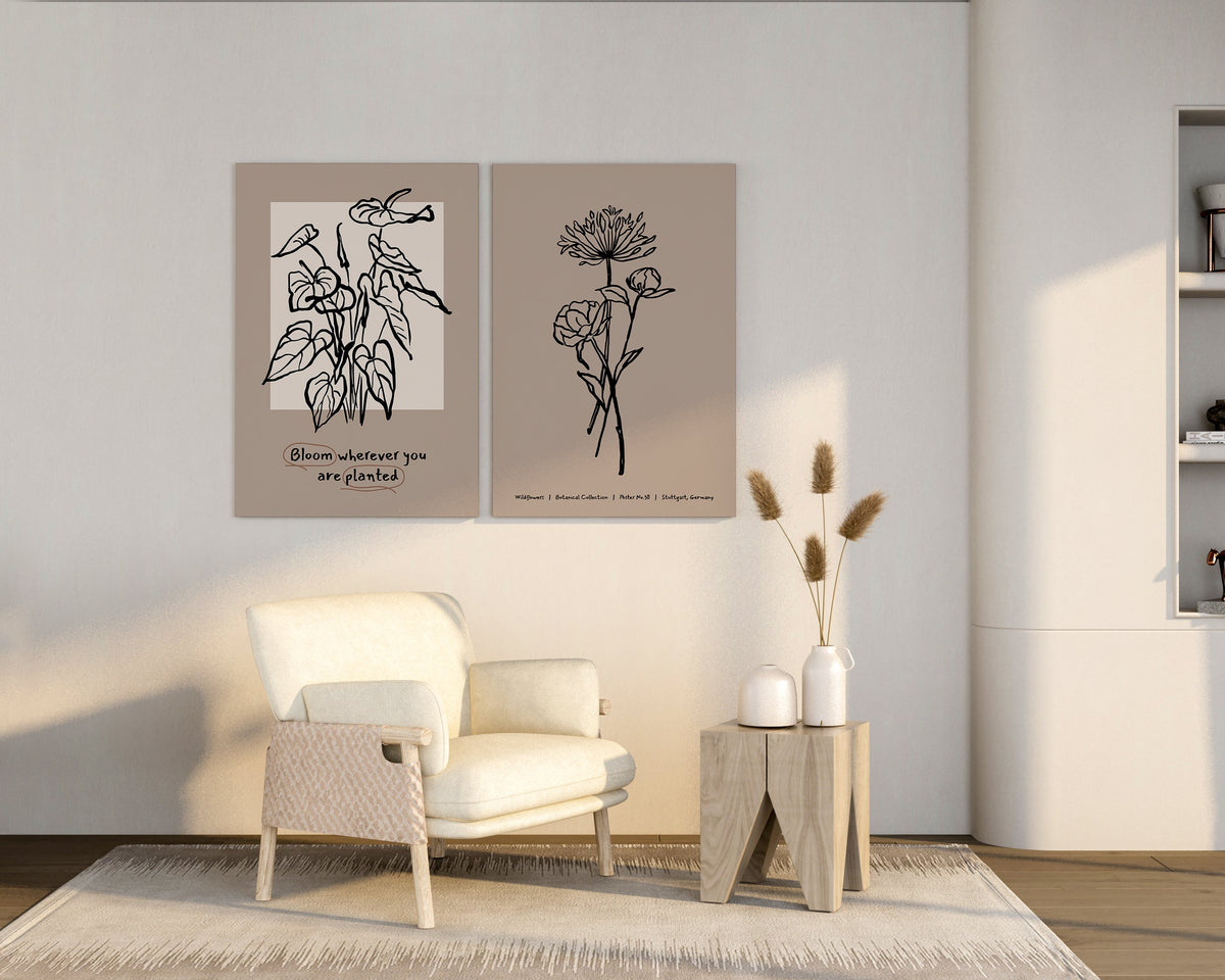 Bloom Wherever You Are Planted // Wall Art Print - Artrise