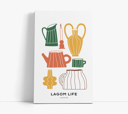 Lagom Life Art Print // Wall Art Print - Artrise