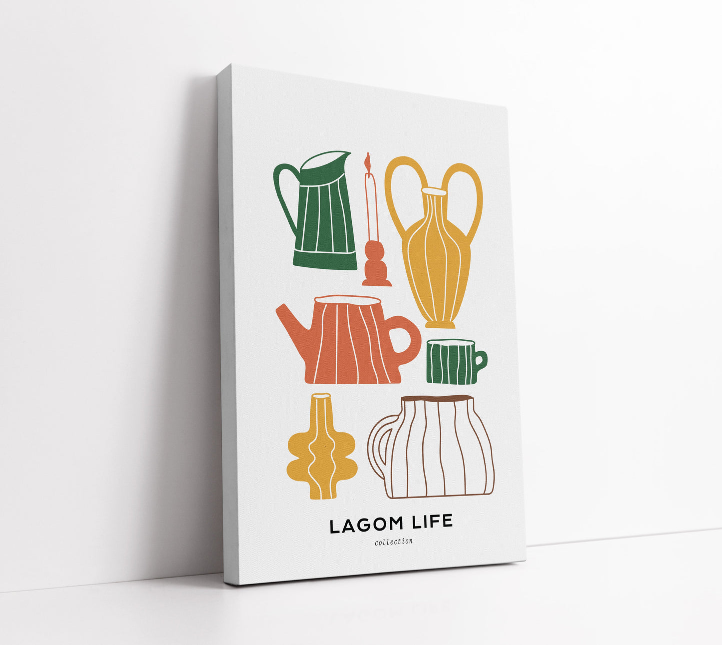 Lagom Life Art Print // Wall Art Print - Artrise